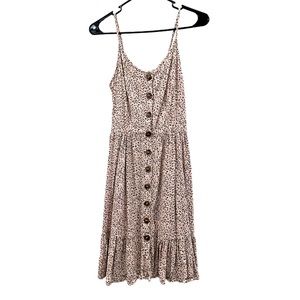 Leopard Sun Dress Spaghetti Strap